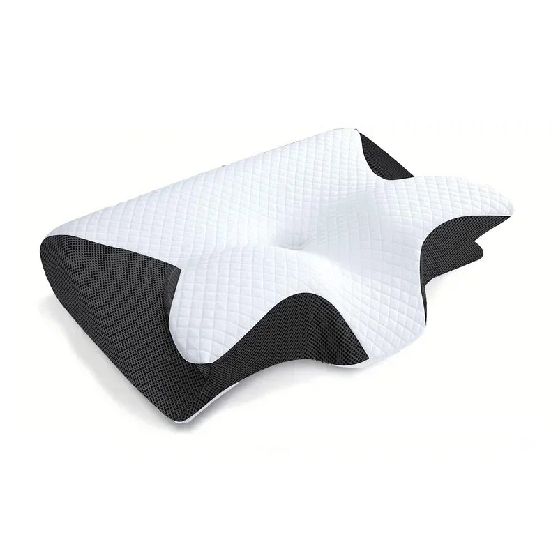Memory foam cervical pillow