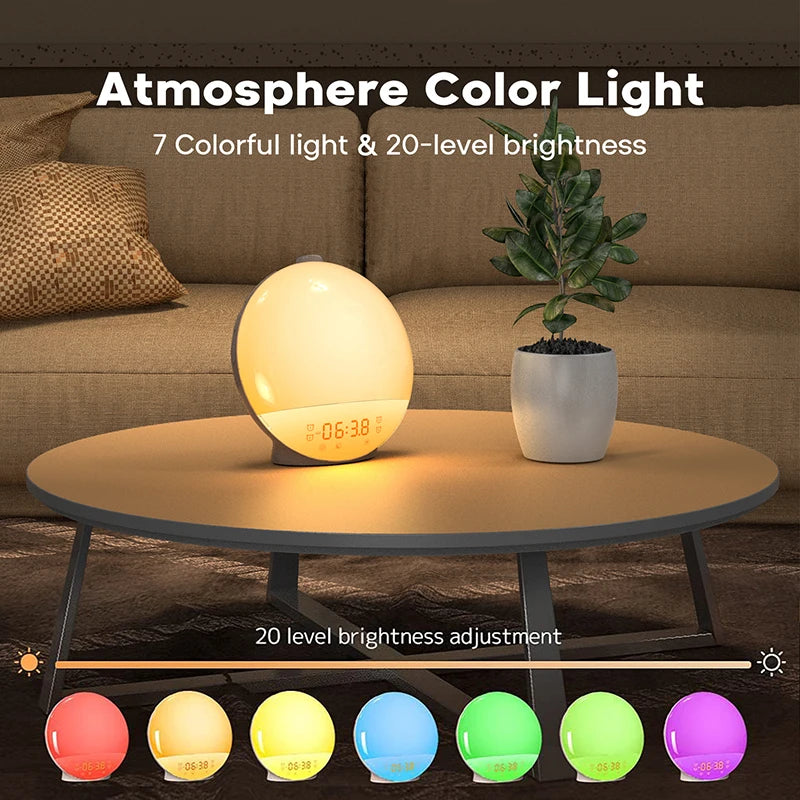 SMART Sunrise Wake Up Alarm Clock