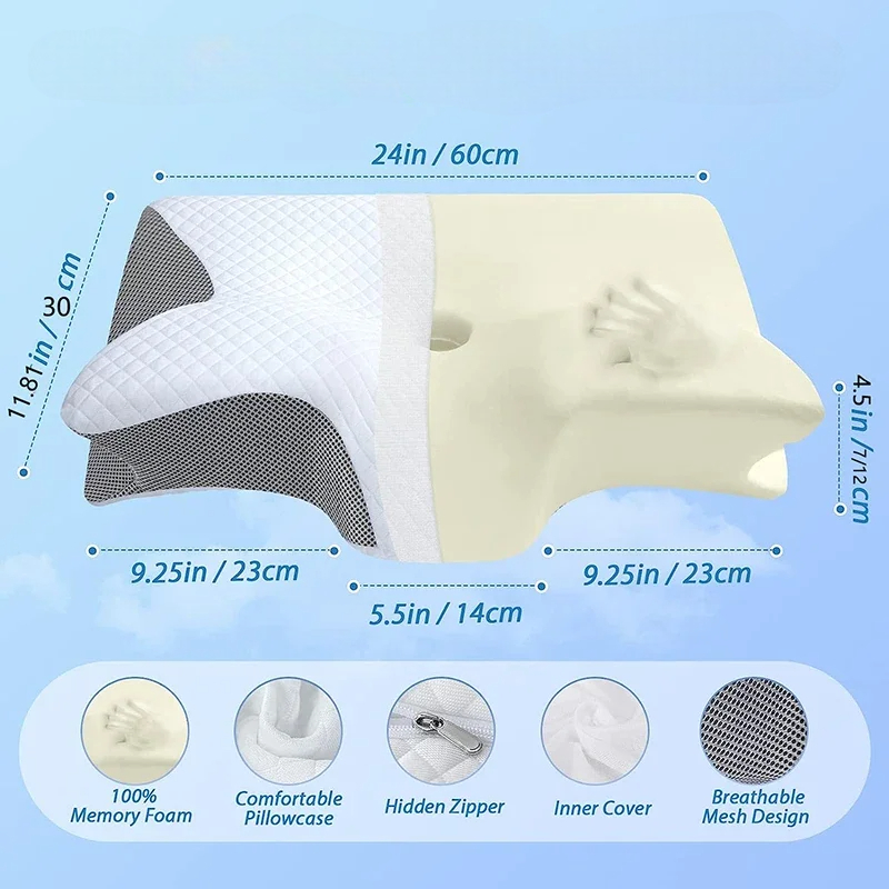 Memory Foam Orthopedic Pillow