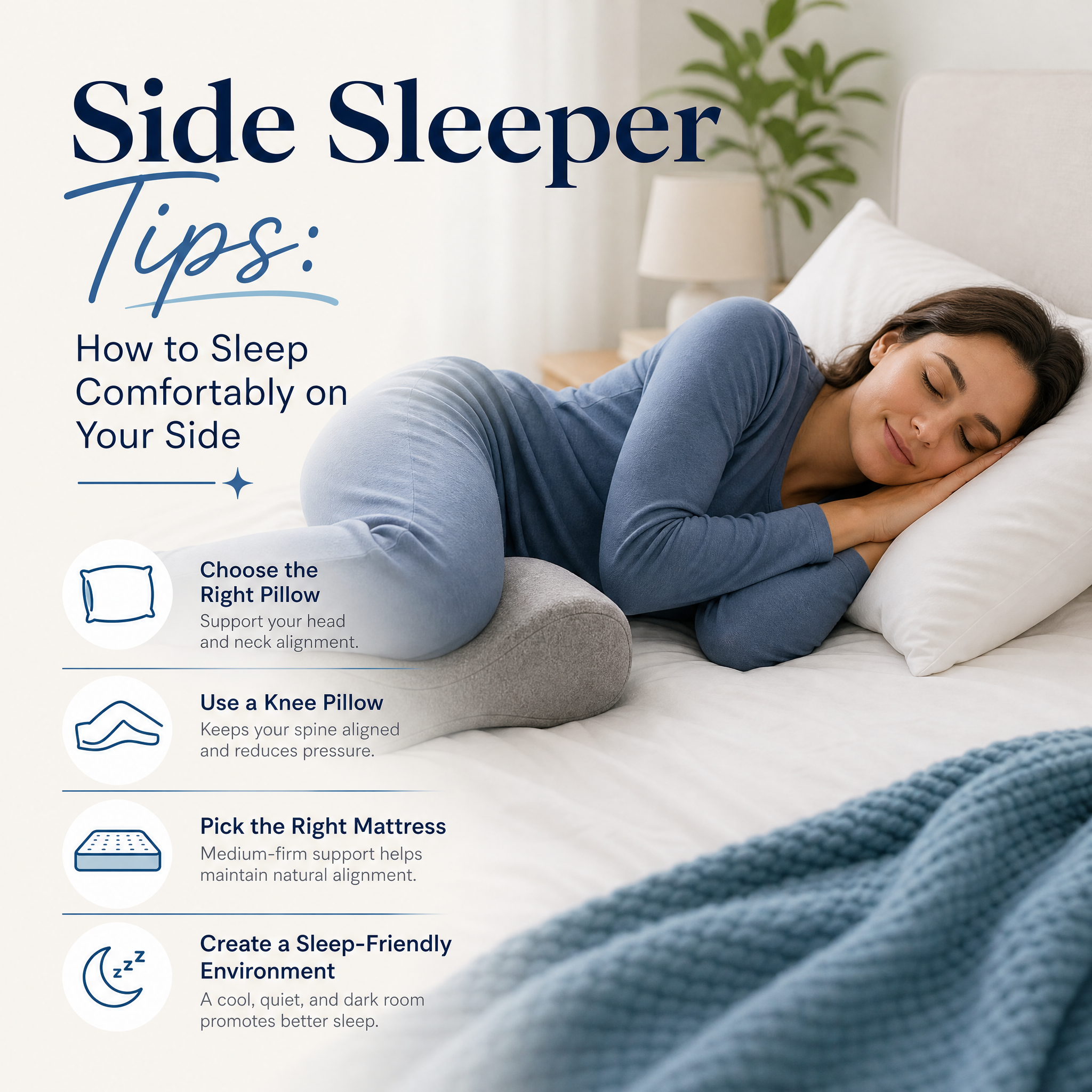 Side Sleeper Tips: How to Sleep Comfortably on Your Side
