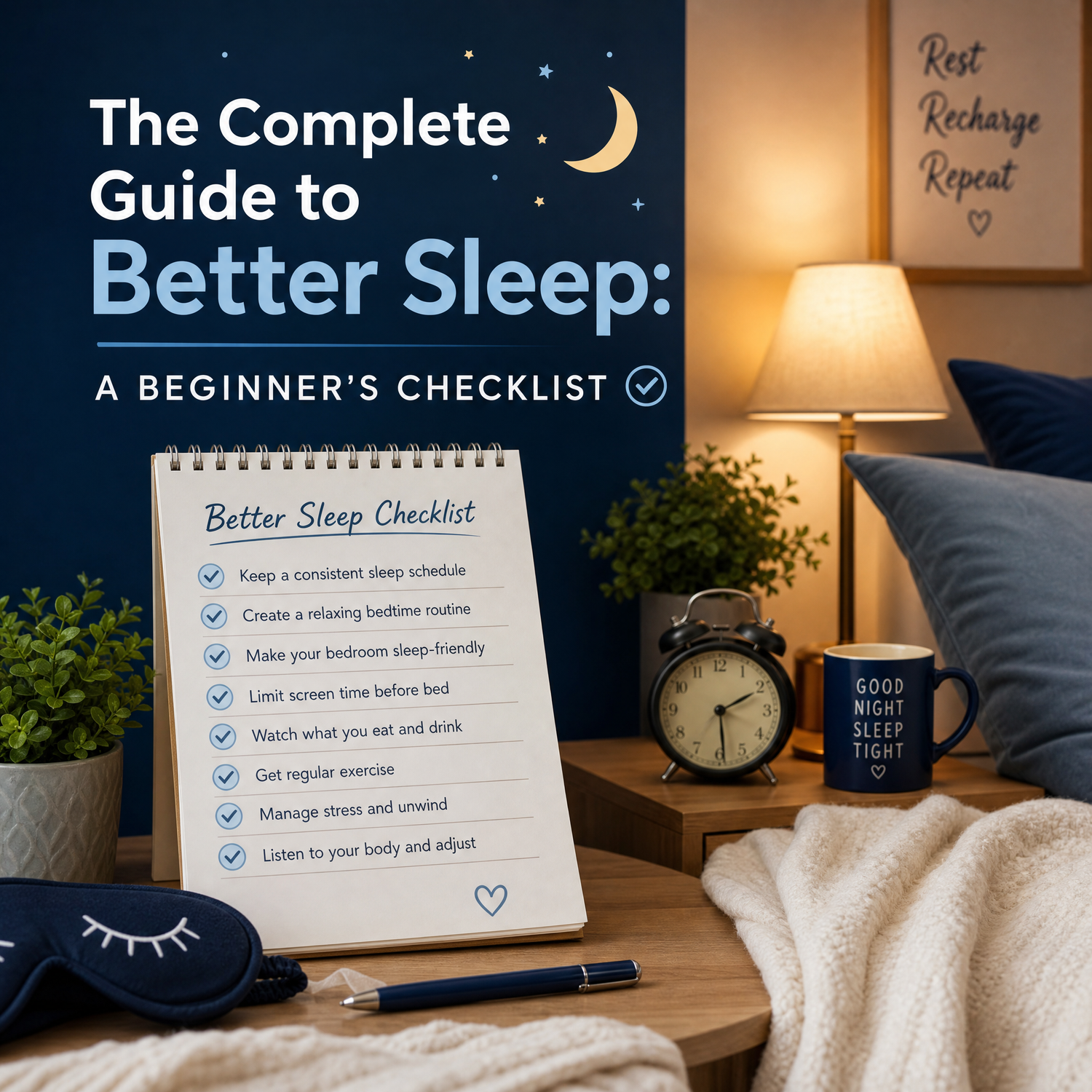 The Complete Guide to Better Sleep: A Beginner's Checklist
