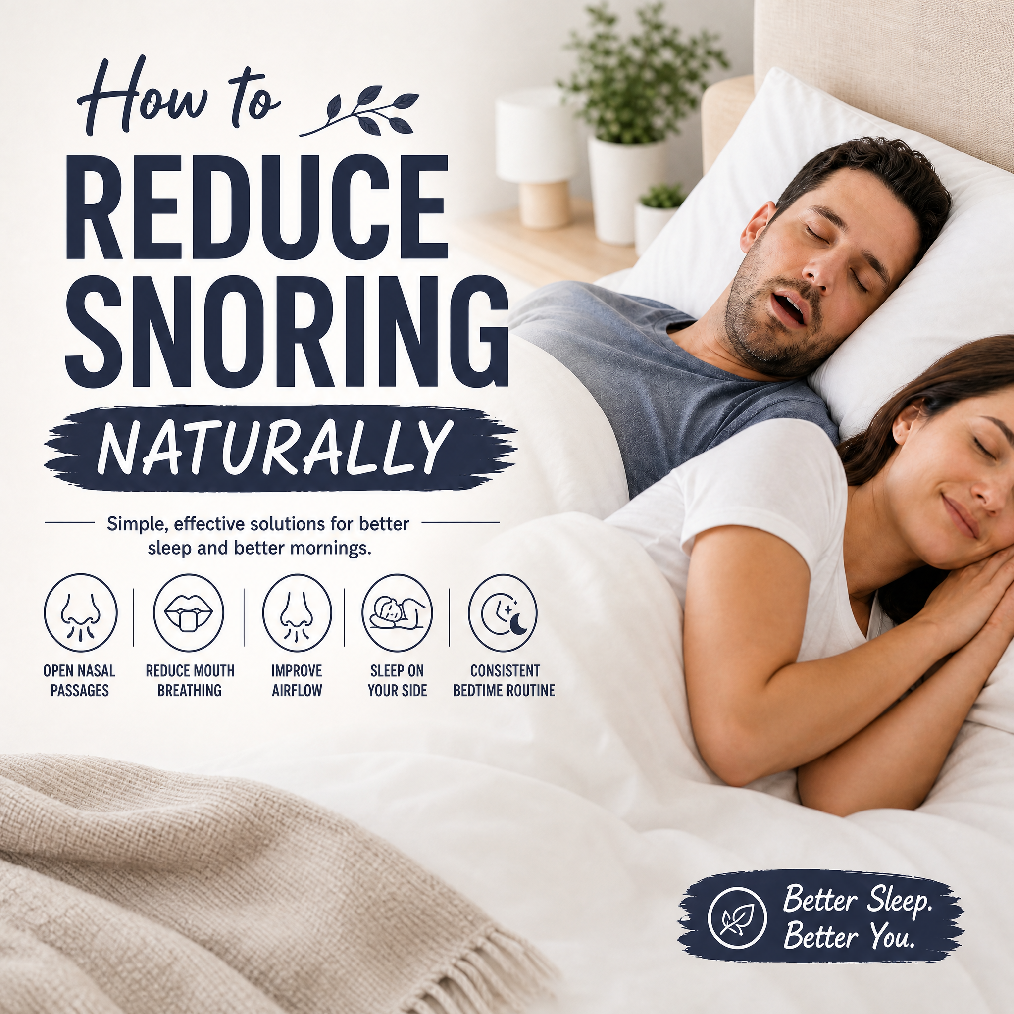 How to Reduce Snoring Naturally