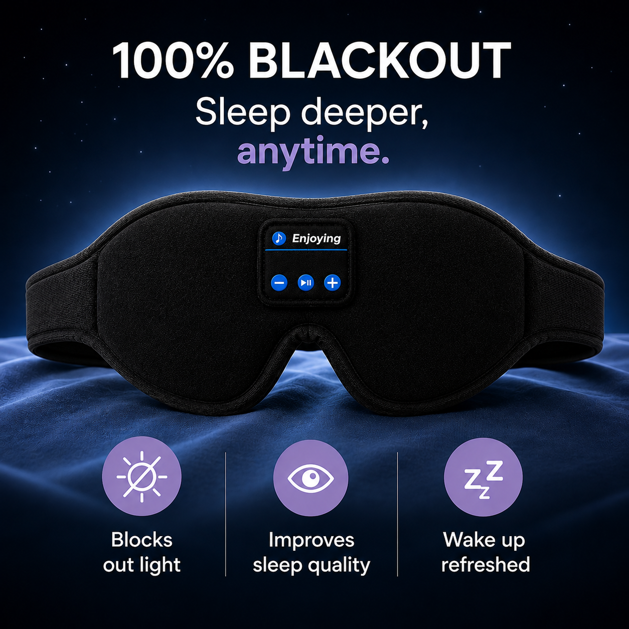 3D Bluetooth Sleep Mask