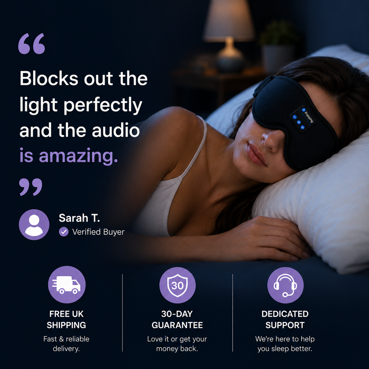 3D Bluetooth Sleep Mask