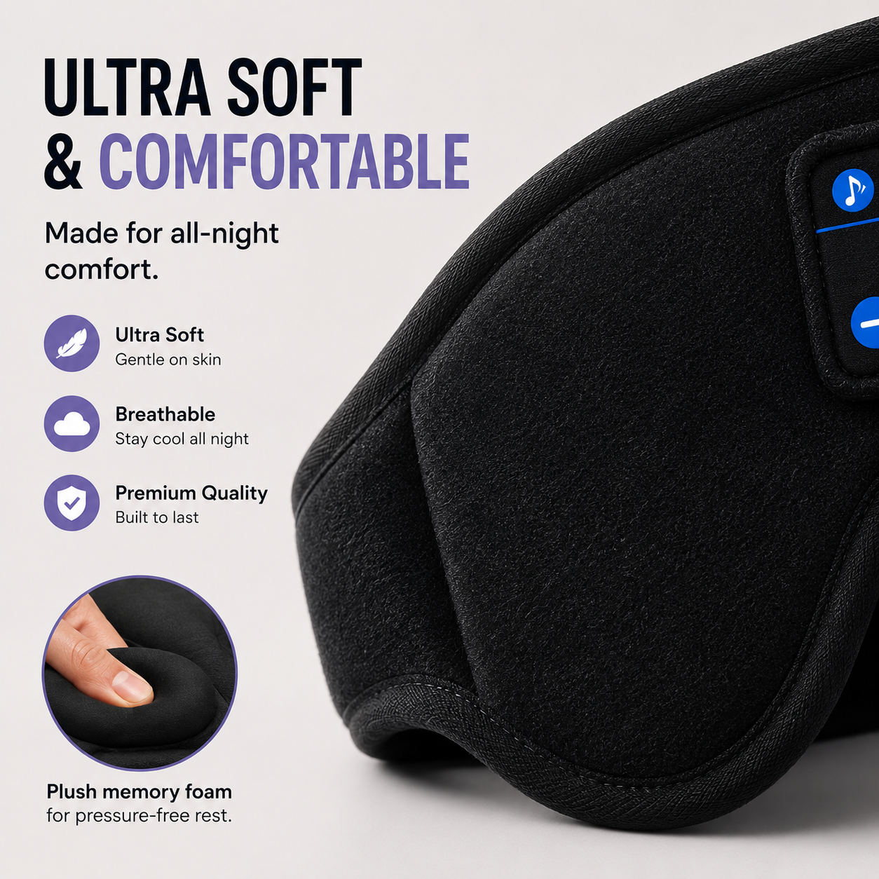 3D Bluetooth Sleep Mask
