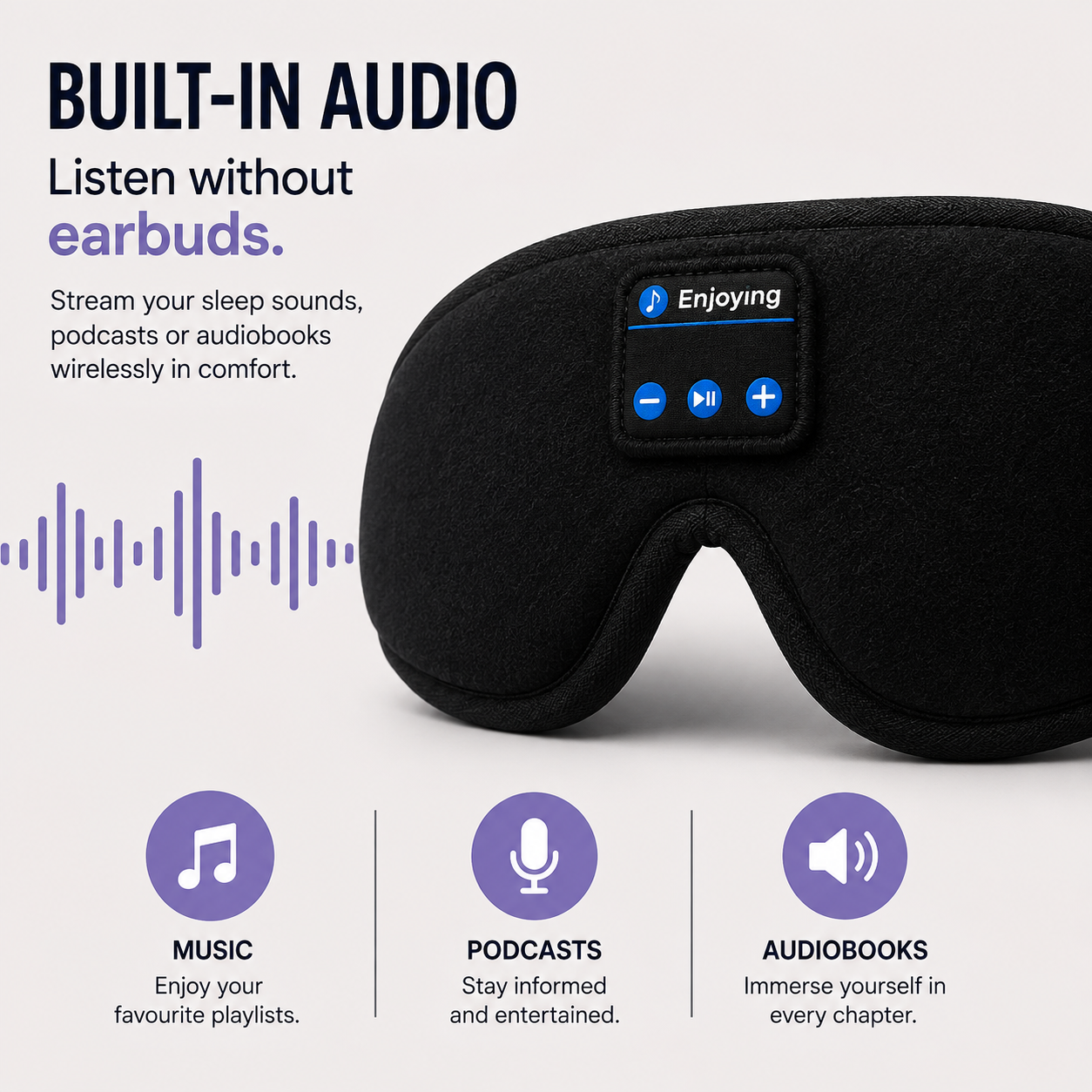 3D Bluetooth Sleep Mask