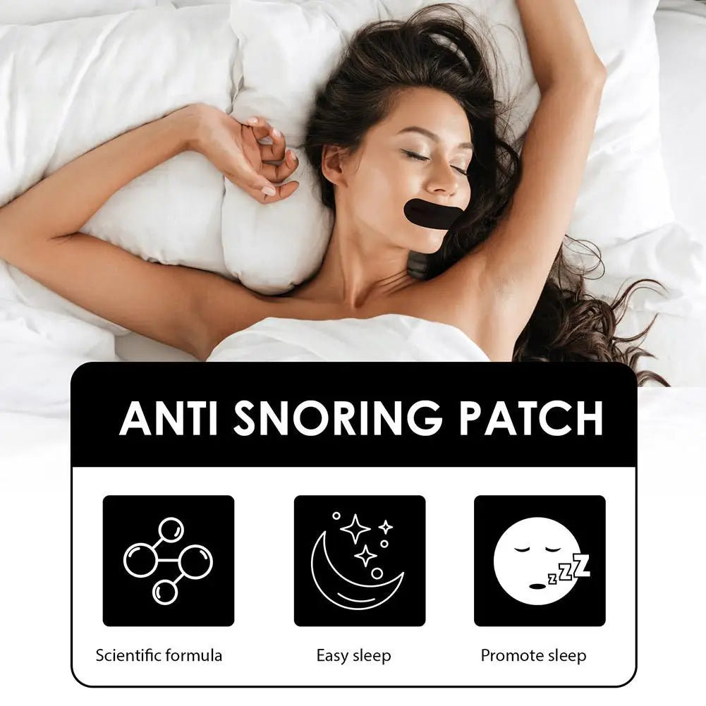 Anti-Snoring Mouth Tape Strips - Hypoallergenic