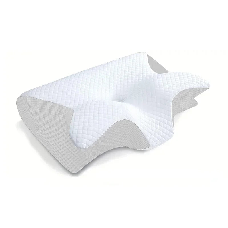 Memory foam cervical pillow