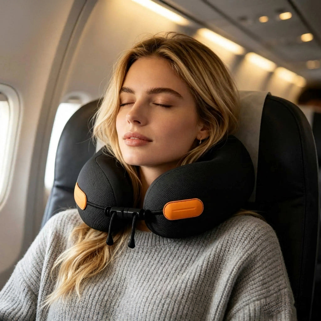 Memory Foam Travel Neck Pillow