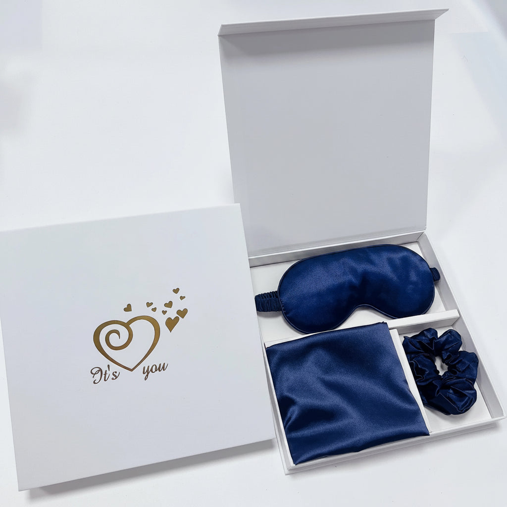 Silk Sleep Gift Set | Eye Mask, Pillowcase & Hair Tie